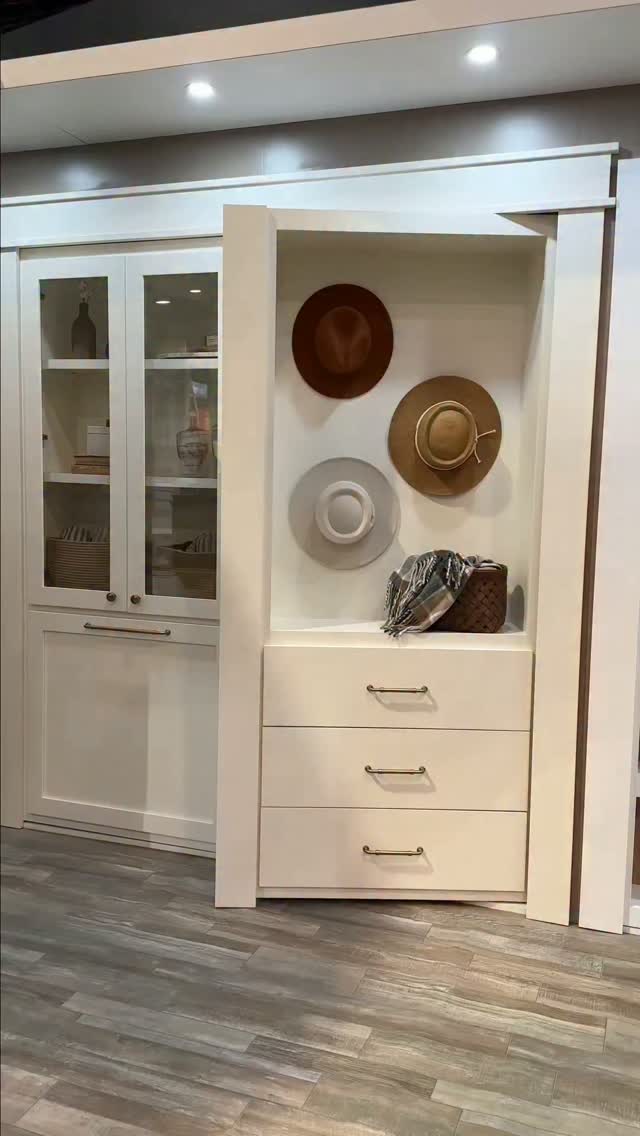 laundry room suggestions? - functional door with storage -mirrors on the back -storage in the front