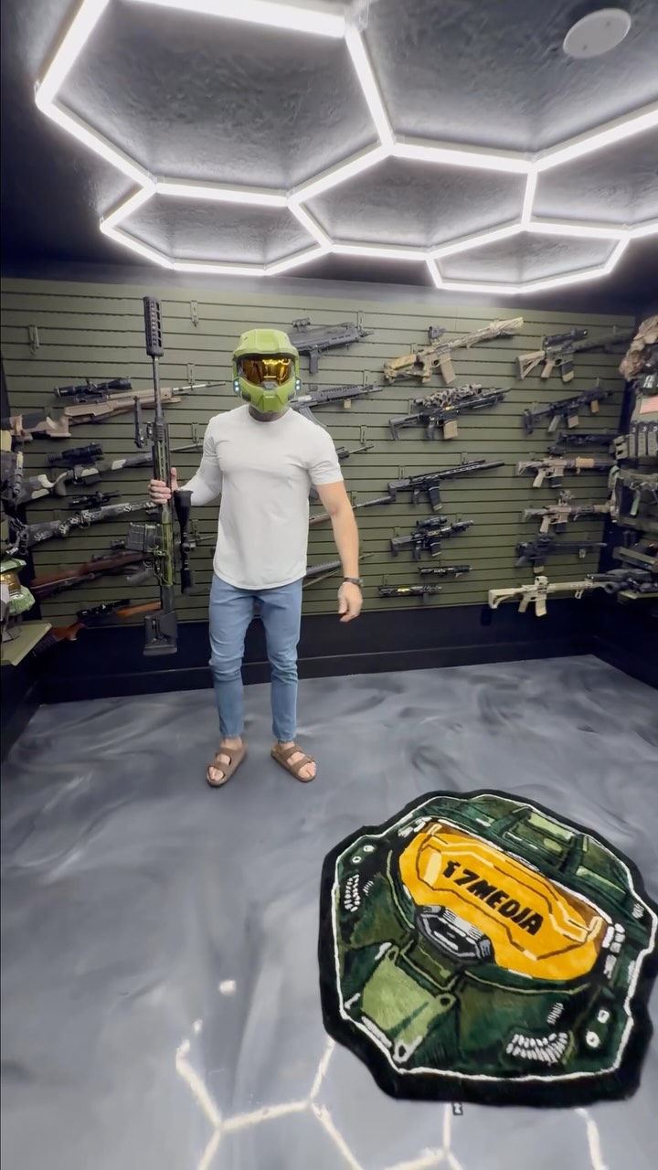 Master chief and his hidden armory …🤫